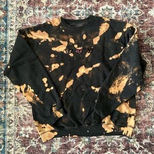 Bleached butterfly sweatshirt